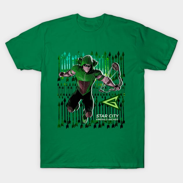 Emerald Archer T-Shirt by Bolivian_Brawler